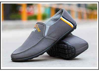 宾如意男士帆布鞋 韩版时尚休闲与实用驾驶的完美结合